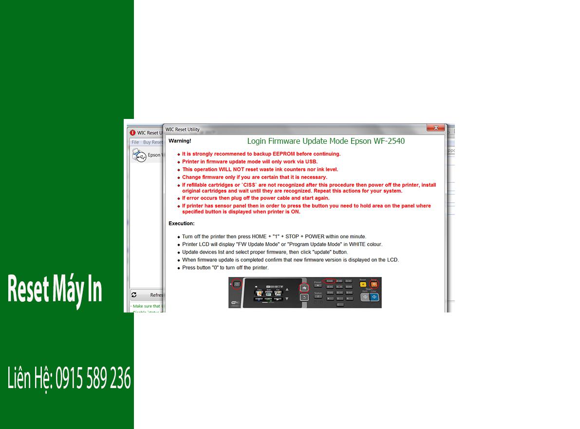 Key Firmware May In Epson WF-2540 Step 3